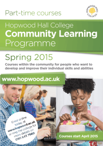 Community Learning Programme