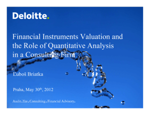 Deloitte - Financial Instruments Valuation