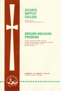 Groundbreaking Ceremony Program,1966 (ABC) (3)