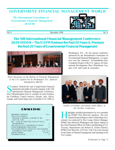 December 1998 - International Consortium on Governmental