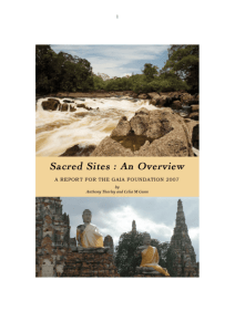 Sacred Natural Sites: An Overview