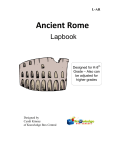 Ancient Rome - Rainbow Resource Center