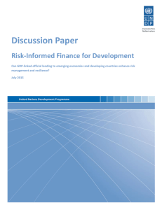 Risk-Informed Finance for Development