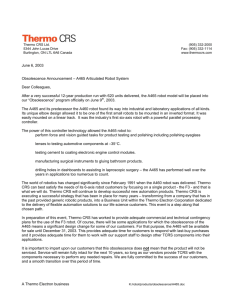 A Thermo Electron business June 6, 2003 Obsolescence