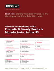 Cosmetic & Beauty Products Manufacturing in the US