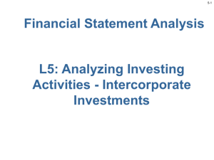Financial Statement Analysis L5: Analyzing Investing Activities