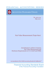 Fair Value Measurement (Topic 820)