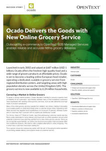 Ocado Delivers the Goods with New Online Grocery Service