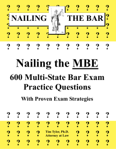 Nailing the MBE - Practical Step Press