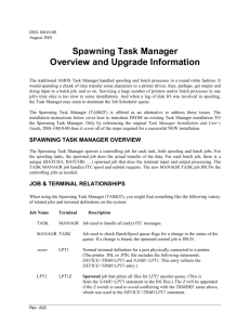 Spawning Task Manager Spooler Information Sheet