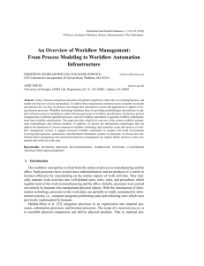 An Overview of Workflow Management: From