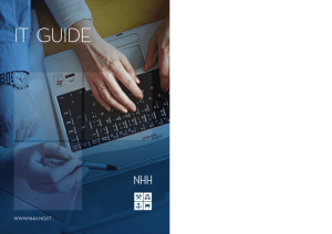 it guide - Norges Handelshøyskole