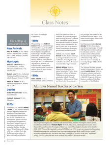 Class Notes - University of New Haven