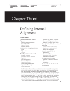 Defining Internal Alignment
