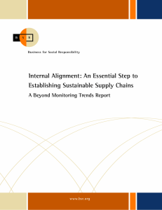 Internal Alignment: An Essential Step to Establishing Sustainable