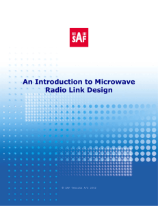 An Introduction to Microwave Radio Link Design