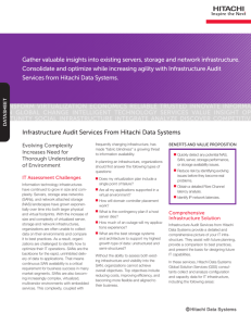 Infrastructure Audit Services - Datasheet