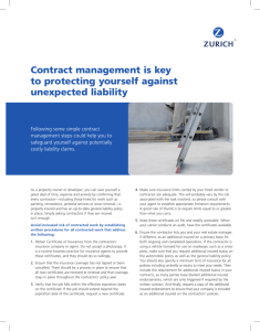 Contract management is key to protecting yourself against