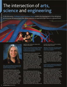 The intersection of arts, science and engineering