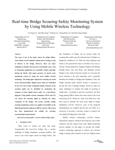 Real-time Bridge Scouring Safety Monitoring System by Using