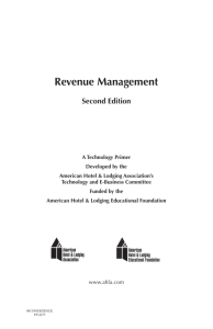 Revenue Management - American Hotel & Lodging Association