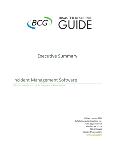 Executive Summary Incident Management Software