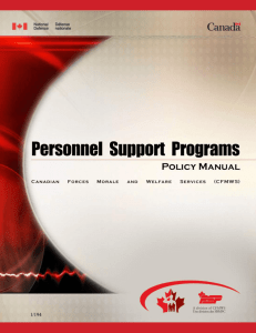 PSP Policy Manual