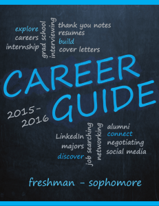Syracuse University Freshman and Sophomore Career Guide