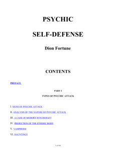 Psychic Self