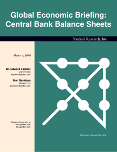 Global Economic Briefing: Central Bank Balance Sheets