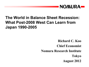 The World in Balance Sheet Recession: What Post
