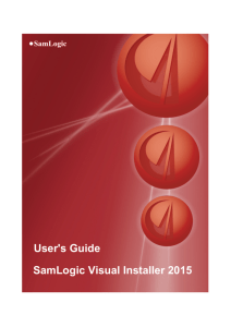 SamLogic Visual Installer 2015 User's Guide