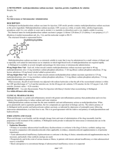 A-METHAPRED®Methylprednisolone Sodium Succinate for