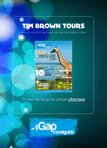 TIM BROWN TOURS