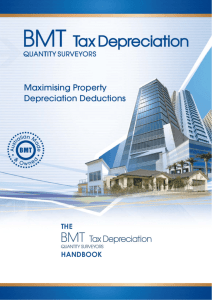 the handbook - BMT Tax Depreciation