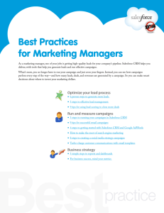 Best Practices for Marketing Managers
