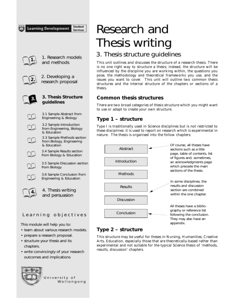 thesis for doing research