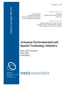Arkansas Environmental and Spatial Technology Initiative