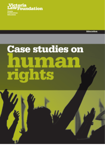 Case studies on human rights