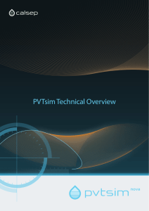 PVTsim Technical Overview