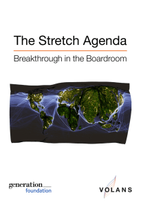 The Stretch Agenda