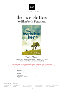 The Invisible Hero - University of Queensland Press