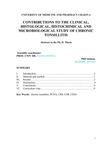 contributions to the clinical, histological, histochimical