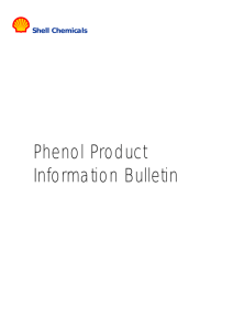 Phenol product information bulletin
