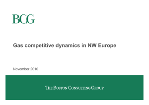 Gas competitive dynamics in NW Europe