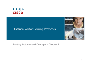 4.1.1 Distance Vector Routing Protocols