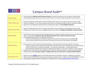 Campus Brand Audit - Scott Resource Group