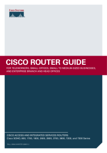 cisco router guide - Clemson University