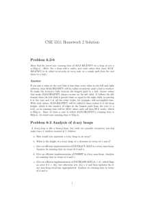 CSE 5311 Homework 2 Solution