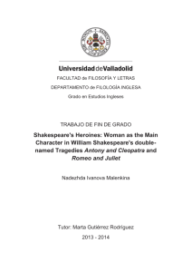 Shakespeare's Heroines: Woman as the Main Character